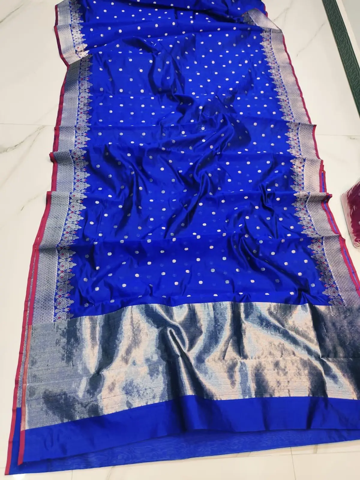 Royal Blue Pattu Silk Saree